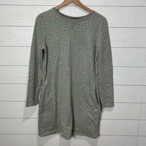 Boden Gray Sweatshirt Dress Size 6